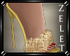 |LZ|Golden Glamour Shoes