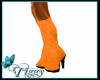 Orange KneeHigh Boots