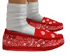 STEM Bandana Red Slipper