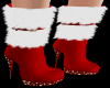 Xmas Fur Boots Santa
