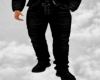 Denim black jeans
