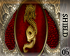 Golden Red Dragon Shield