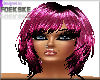 rave hair pink/black