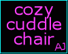 (AJ) Zebra Cuddle Chair