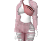 EA/ pink Outfit W bag