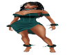 BAD Teal Open Legged Dre