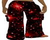 Red Starry Camo Pants
