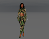 LEO/CAMO CROP CARGO SET
