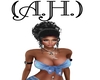 (A.H.) Selena Blk Silk