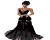 Black/ROSEGOLD GOWN