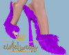 e_purple fur heels