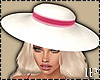 White & Pink Spring Hat
