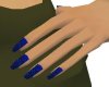 SLS blue nails
