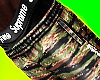 Sup Black Camo Shorts