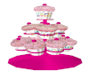 Pink Birthday Cupcakes
