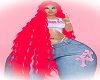 Gothel hair pink