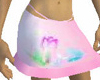 Pink flower skirt