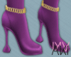 Aki Starry Boots Purple