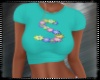 Aqua Summer Crop Top