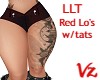 LLT Red Lo Short w/tats