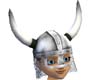 Silver Helm with Horns