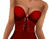 Ruby Red Corset Gown