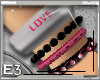 -e3- Bracelet:pink/blacK
