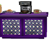 purple coffee station