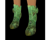 Camoflage boots with bow