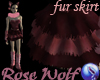 Blueberry RoseWolf Skirt