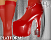 [D] Sleek |boots| red
