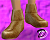 Fold ankle boots (tan)