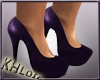 K dark purple heels