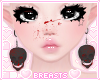 bloody skull earrings