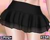 K|Flirty Y2k Skirt Blk