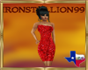 IS Red Sparkle Dress