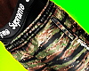 Sup Black Camo Shorts