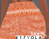 Knit 90s Skirt - Orange