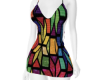 Geometric Color Dress