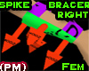 (PM)Spike Bracer R) Fem