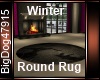 [BD] Winter Round Rug