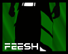 GREEN FEESH SHORTS