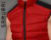 #S Puffer Vest #Red