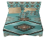 SW Teal Poseless Bed