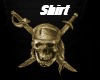 Pirate Skull n Bones GLD