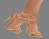 !R! Gold Diamond Heels