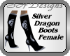 Silver Dragon Boots Fem