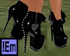 !Em Black Boots Heart St