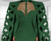 Green Flower Coat