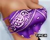 Purple Bandana Top